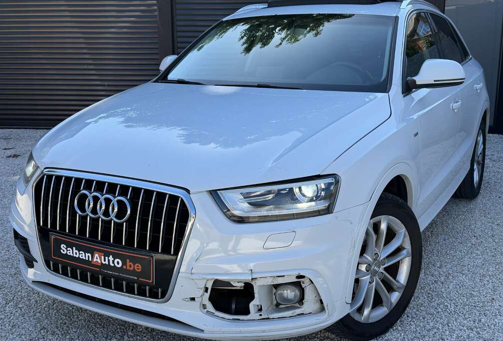 Audi Q3 2.0 TDi  S LINE  TOIT PANORAMIQUE  NAVI  XENON
