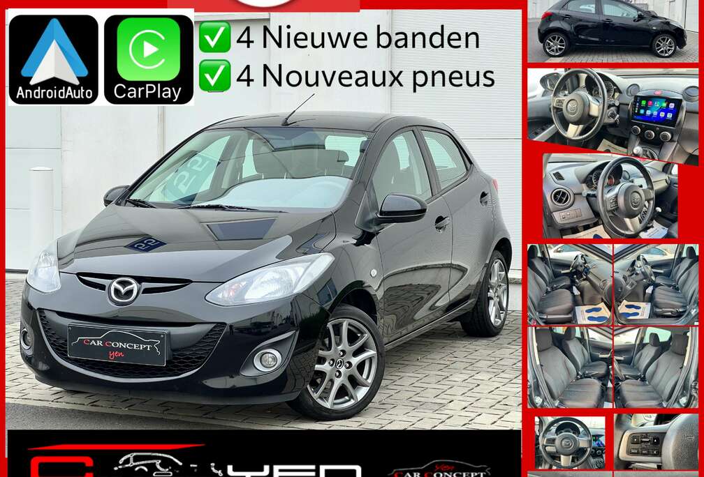 Mazda 2 1.3i*Sport*Carplay*Airco*Bluetooth*Garantie*Top*