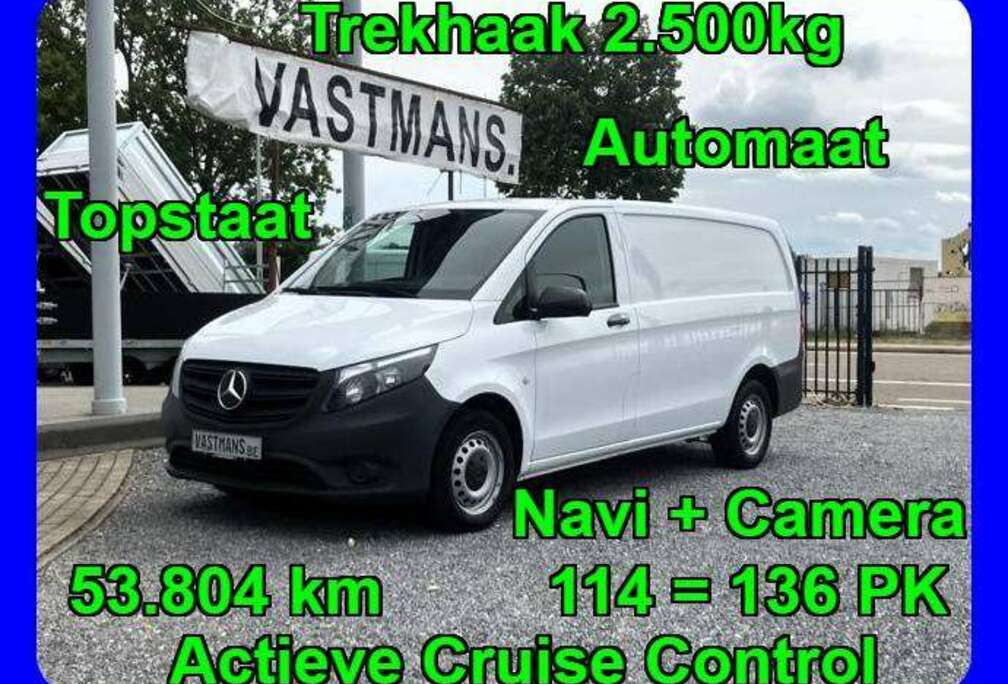 Mercedes-Benz 114 23.875 € + BTW / 53.804km / Trekhaak 2500kg / TOPSTAAT / Automaat / Camera / Navi