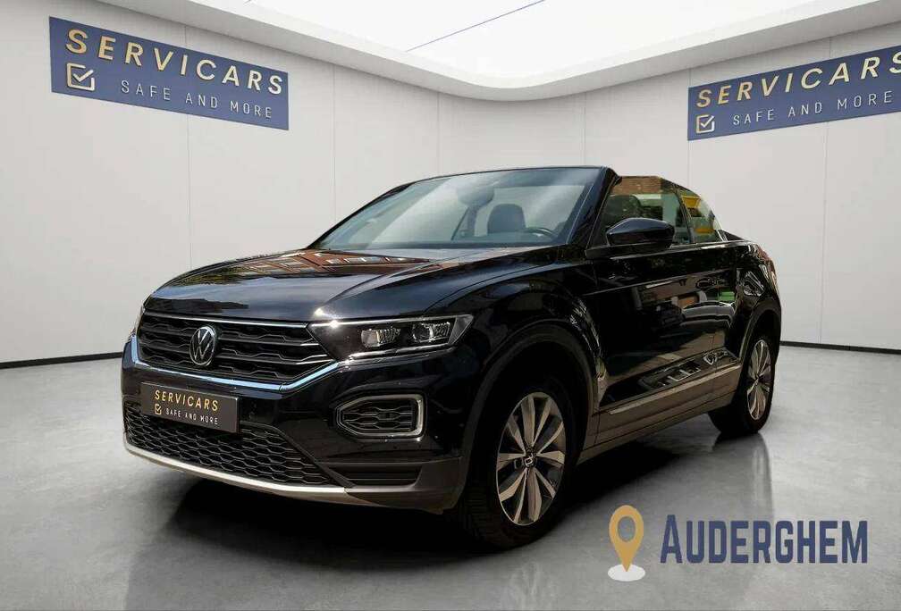 Volkswagen @SERVICARS AUDERGHEM Volkswagen T-Roc Cabriolet 1.5 TSI Style OPF DSG / CAM AR / CARPLAY / GAR 12 MOIS