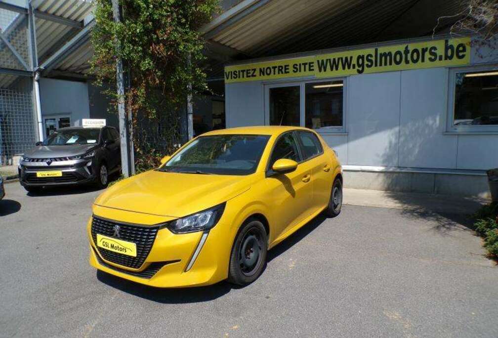 Peugeot 1.2i 100cv jaune 06/20 80.026km Airco GPS