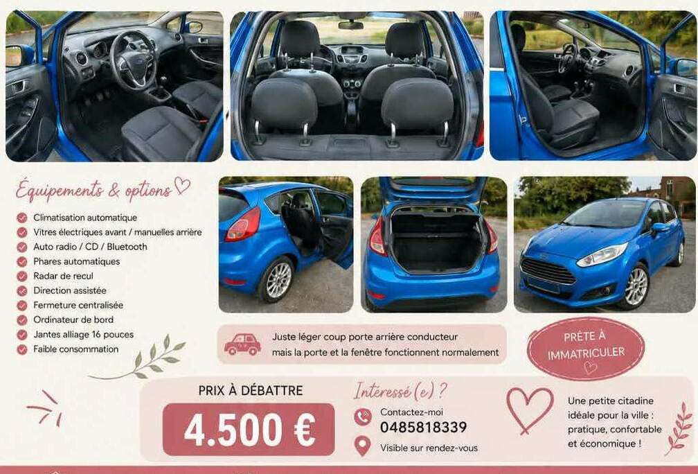 Ford Fiesta 1.0i Trend