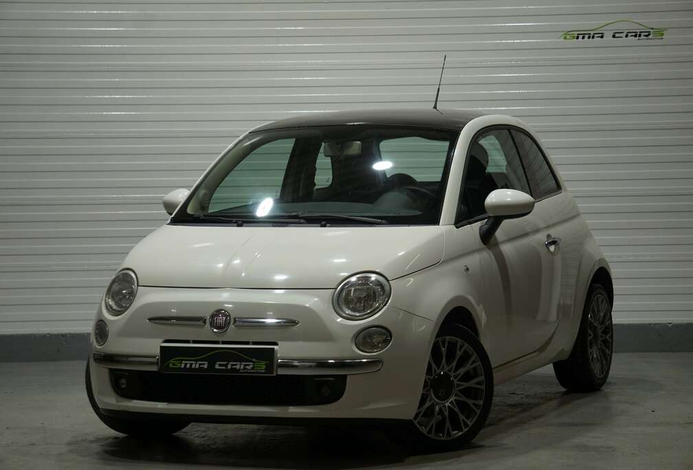 Fiat 500 0.9 T TwinAir Lounge Stop-navi-Airco-Pano-ParkeerS