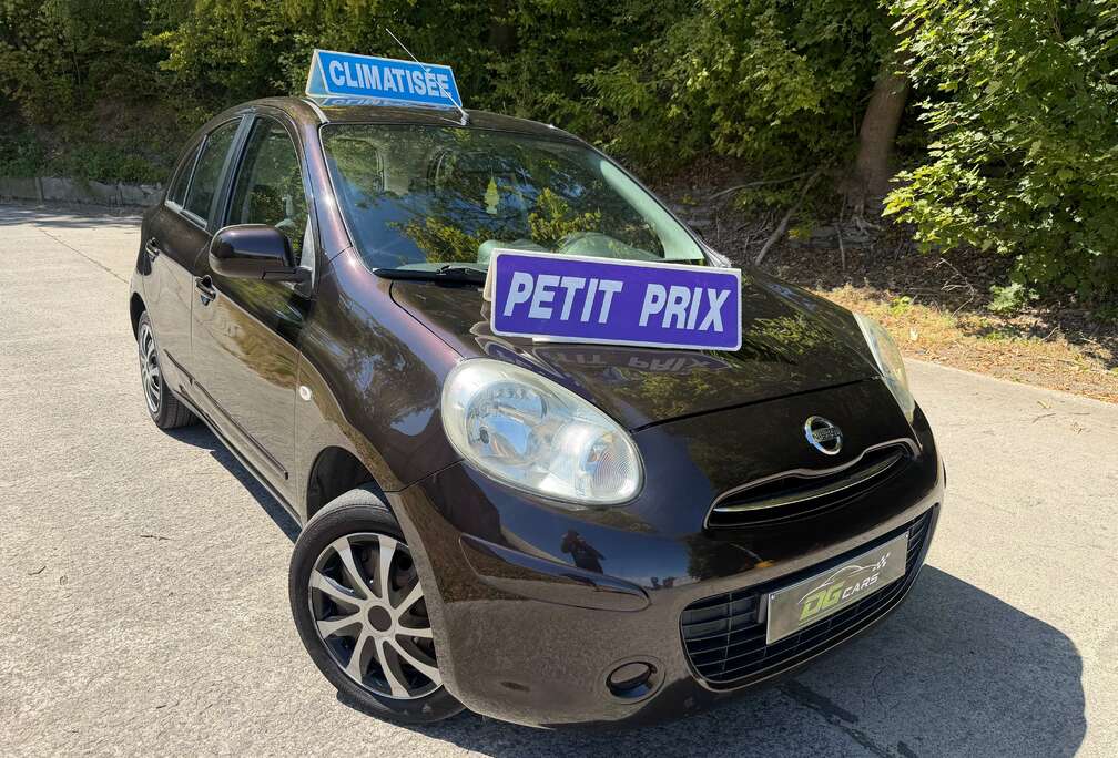 Nissan Micra 1.2i euro 5 climatisation c.t feuille rose