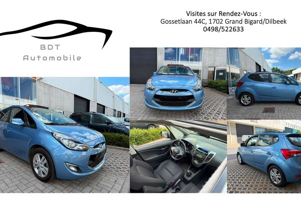 Hyundai 1.4i 1er Prop Carnet Complet Toit Ouvrant /Pano Climatisation Auto Cruise Control Capteurs Arr. * Garantie 12 Mois*