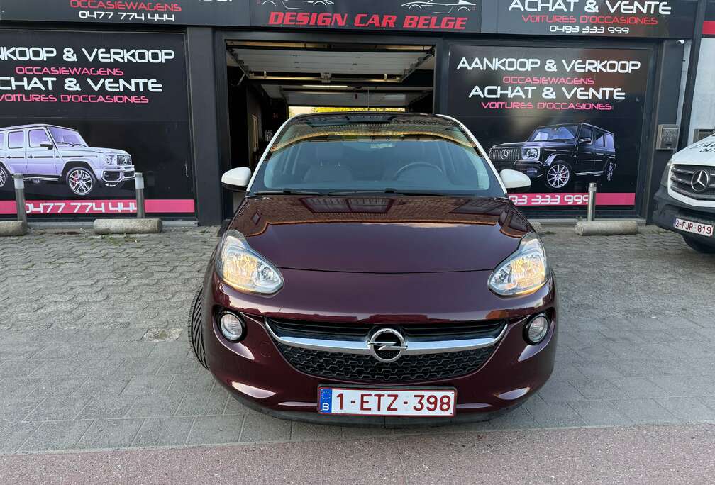 Opel Adam 1.2i *1er Main Carnet Opel*Glam Bi Couleur Panorama Navi car play
