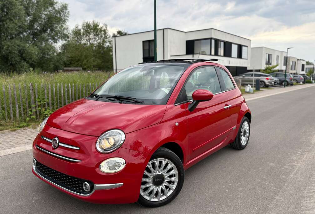 Fiat 500 1.2i Lounge##47000km#open dak#carplay#airco