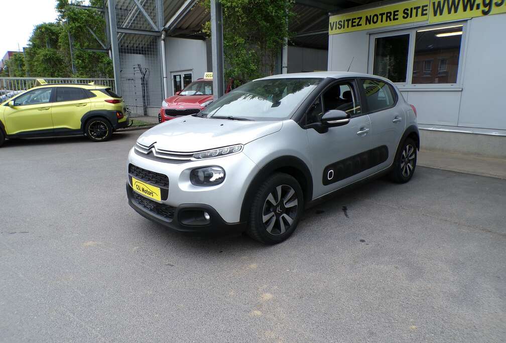 Citroen 1.2i 82cv Gris alu 04/18 Airco GPS Radio Bluetooth