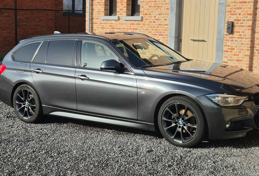 BMW Cuir/318dAuto/Pack M Int-Ext/roue été hiver