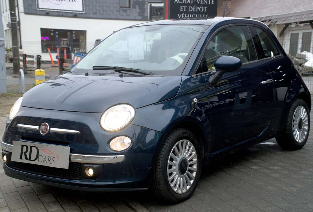 Fiat 500 1.2i Lounge Stop*AIRCONDITIONER*JANTES ALU*TOIT PANO*GARANTIE 1 AN