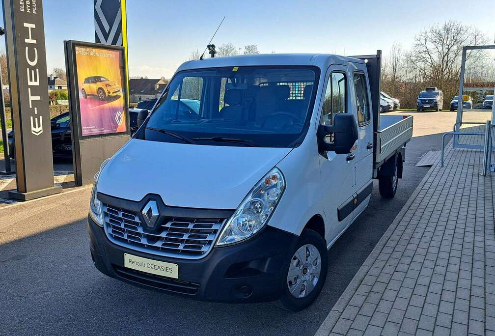 Renault Master 2.3 dCi 35 L3H1 Energy Twin Turbo,145Pk dubb. cab, airco, alu laadbak, 15000 ex