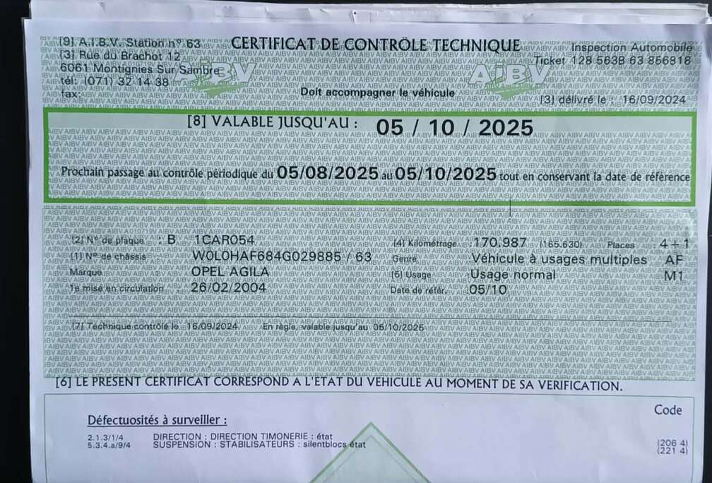 Opel Agila 1.0i XEP 12v Cosmo