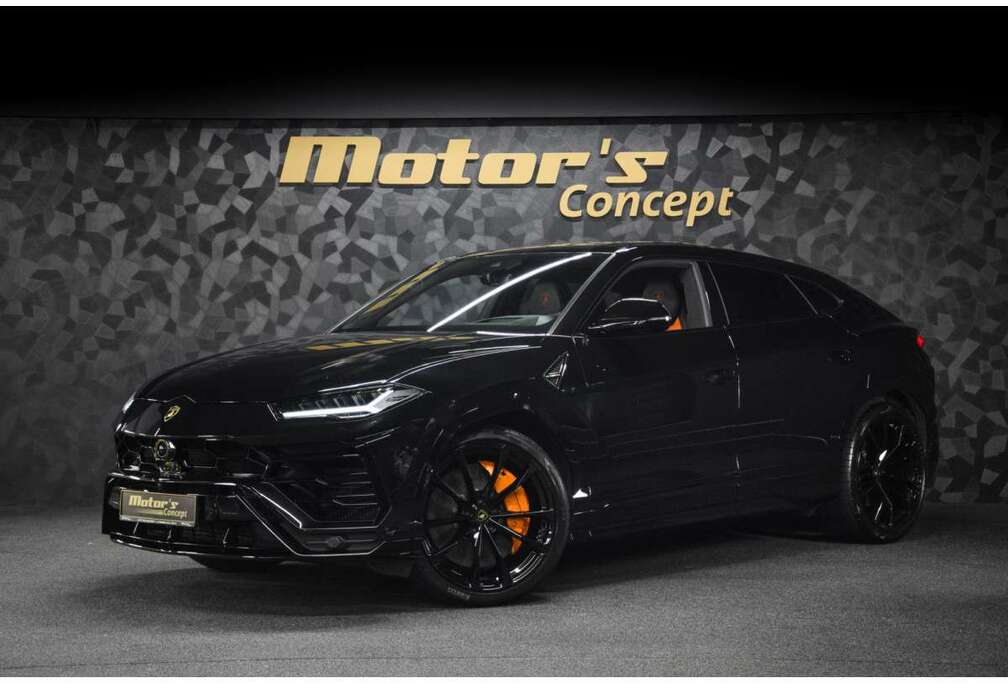 Lamborghini V8 - NERO HELENE / ORANGE - AKRAPOVIC