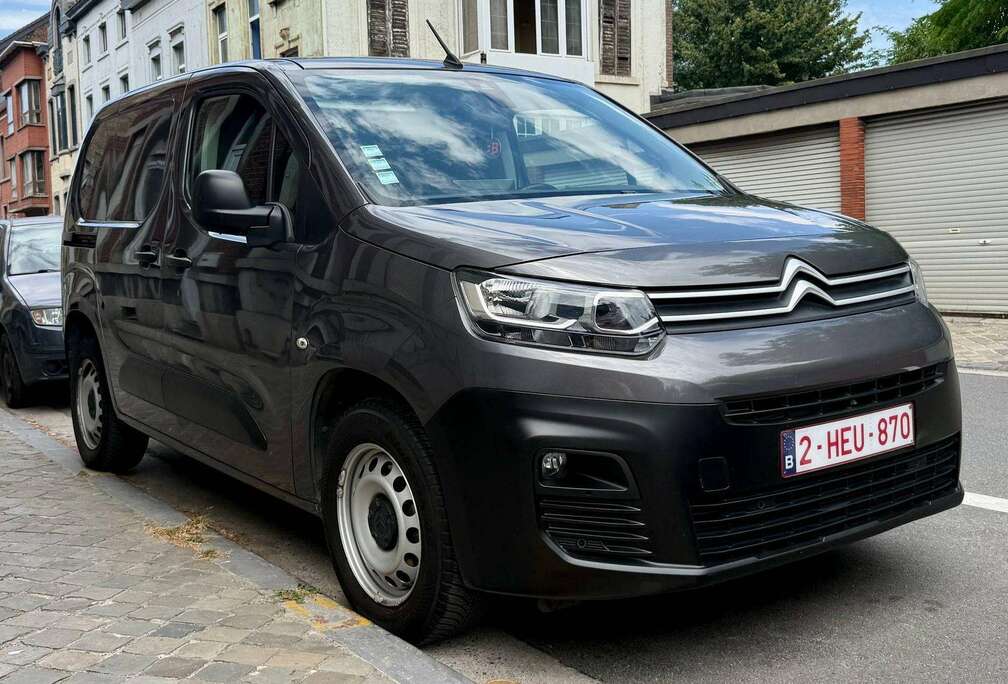 Citroen Berlingo 1.5 BlueHDi M Full Option 3 places (Caméra, Att Rem, Carplay, Cruise, Freinage urgence...)