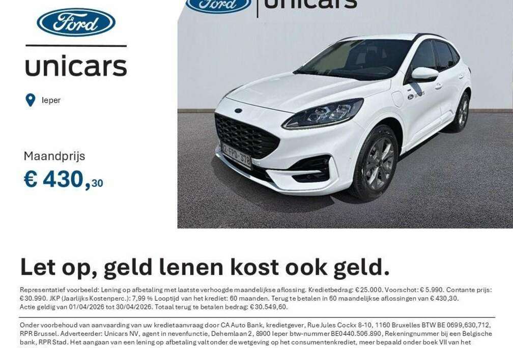 Ford ST-LINE X - 2.5 PHEV - 225PK - GARANTIE