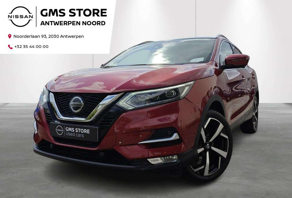 Nissan 1.2 DIG-T Tekna Xtronic + Glazen dak - incl 2 jaar