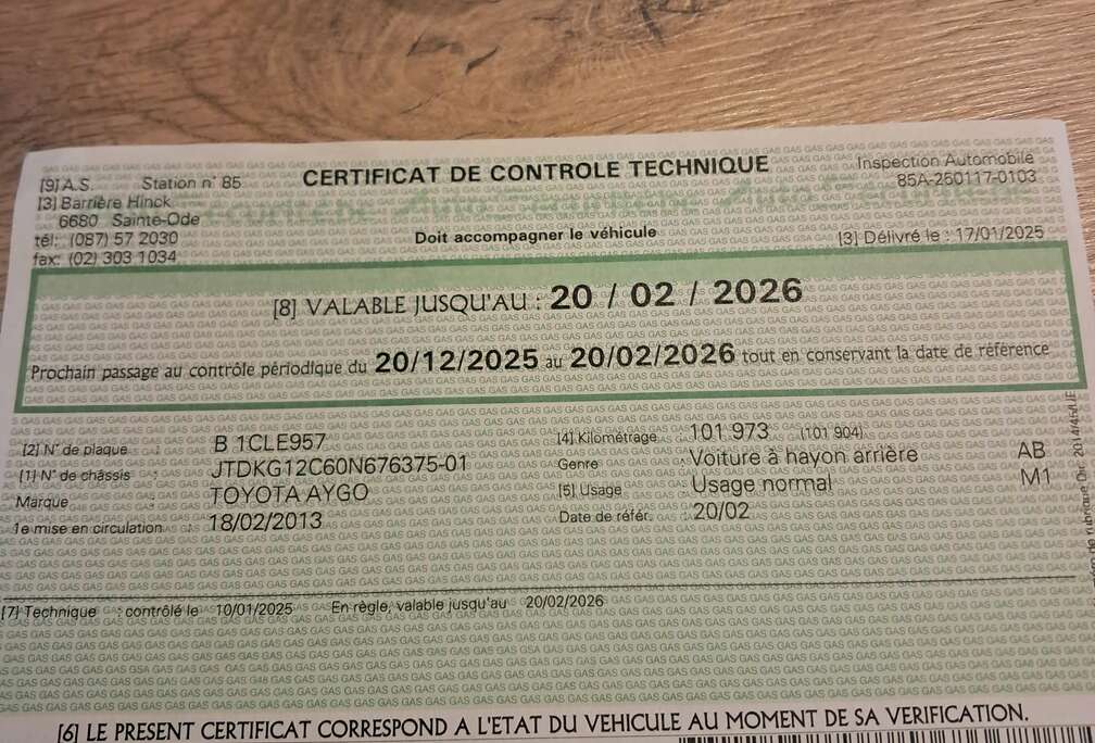 Toyota Aygo 1.0i Comfort