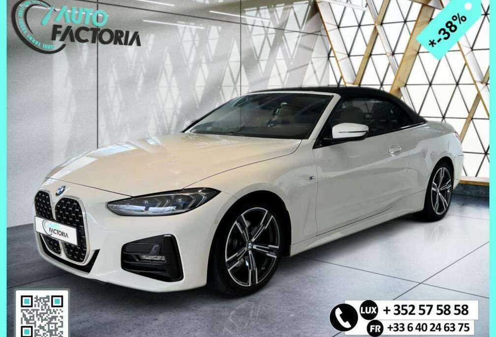 BMW D CABRIO -38% 190CV BVA8 M SPORT+GPS+CUIR+OPTS