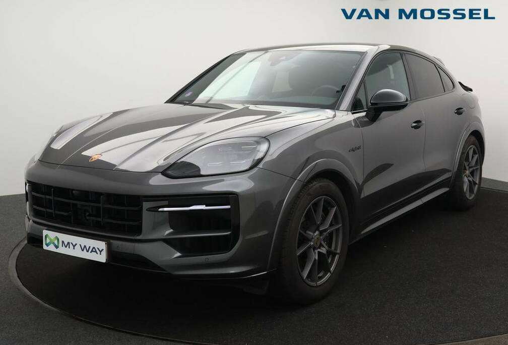 Porsche Cayenne E-Hybrid Coupé *CHRONO*BLACK/GREEN LEATHER*PANO ROOF*...