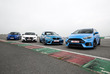 Ford Focus RS tegen 3 concurrenten