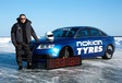 Audi RS6 stelt snelheidsrecord op ijs scherper #5
