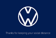 VW en Audi roepen creatief op tot social distancing #2