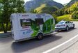De Alpen over in een elektrische auto met caravan #5