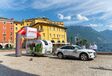 De Alpen over in een elektrische auto met caravan #8