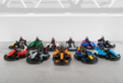 F1-rijders ruilen hun bolide voor een Lego-kart tijdens GP op Silverstone 