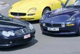 BMW Alpina Roadster V8, Maserati Spyder GT & Mercedes SL 55 AMG: Séquence émotion #1
