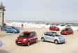 Fiat Panda TwinAir 85, Kia Picanto 1.0, Renault Twingo 1.2, Toyota Aygo 1.0 VVT-i en Volkswagen Up 1.0 60 : Springtij #1