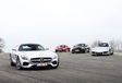 Audi R8 V10, Jaguar F-Type R, Mercedes-AMG GT S et Porsche 911 Turbo S : Grands crus #1