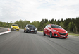 Opel Corsa OPC, Peugeot 208 GTi by Peugeot Sport en Renault ClioRS : Bommetjes op wielen #1