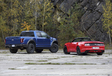 Ford Mustang Convertible 5.0 V8 vs Ford F-150 Raptor #4