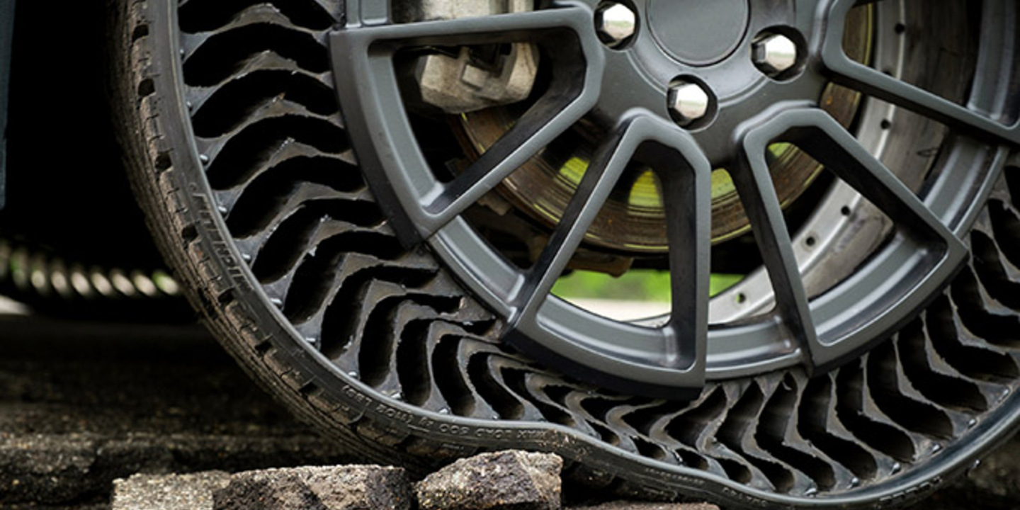 toegang staal Bezit Michelin Uptis: de band zonder lucht wordt werkelijkheid | AutoGids