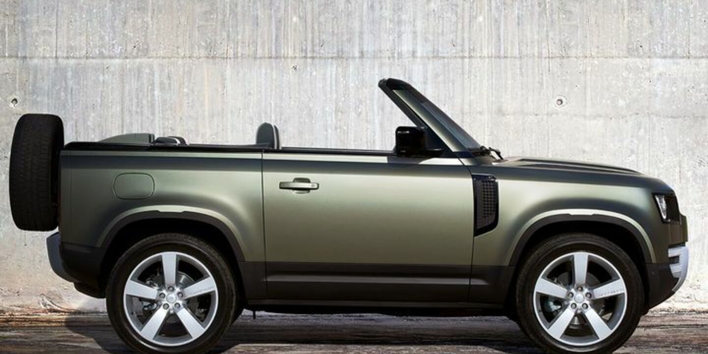 West nadering Absorberend Land Rover Defender: wat geeft dat als cabrio? | AutoGids