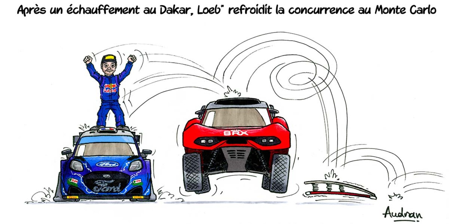 Auto. Rallye Monte-Carlo : le tenant du titre Sébastien Loeb