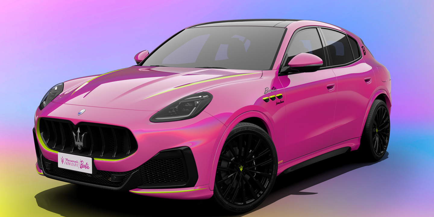 hoed scheiden Munching Maserati creëert roze Grecale voor Barbie | AutoGids