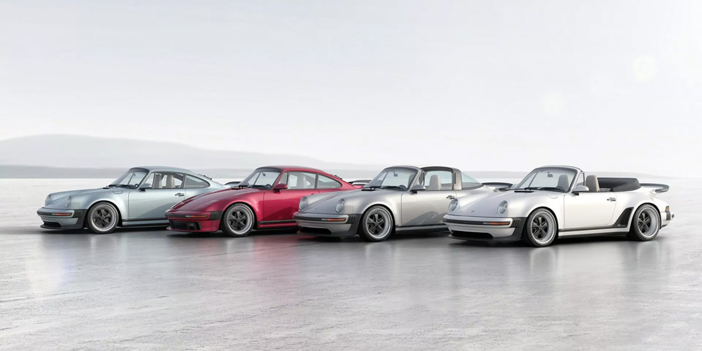 Photos Trois nouvelles Porsche Singer pour les 50 ans de la 911 Turbo ...