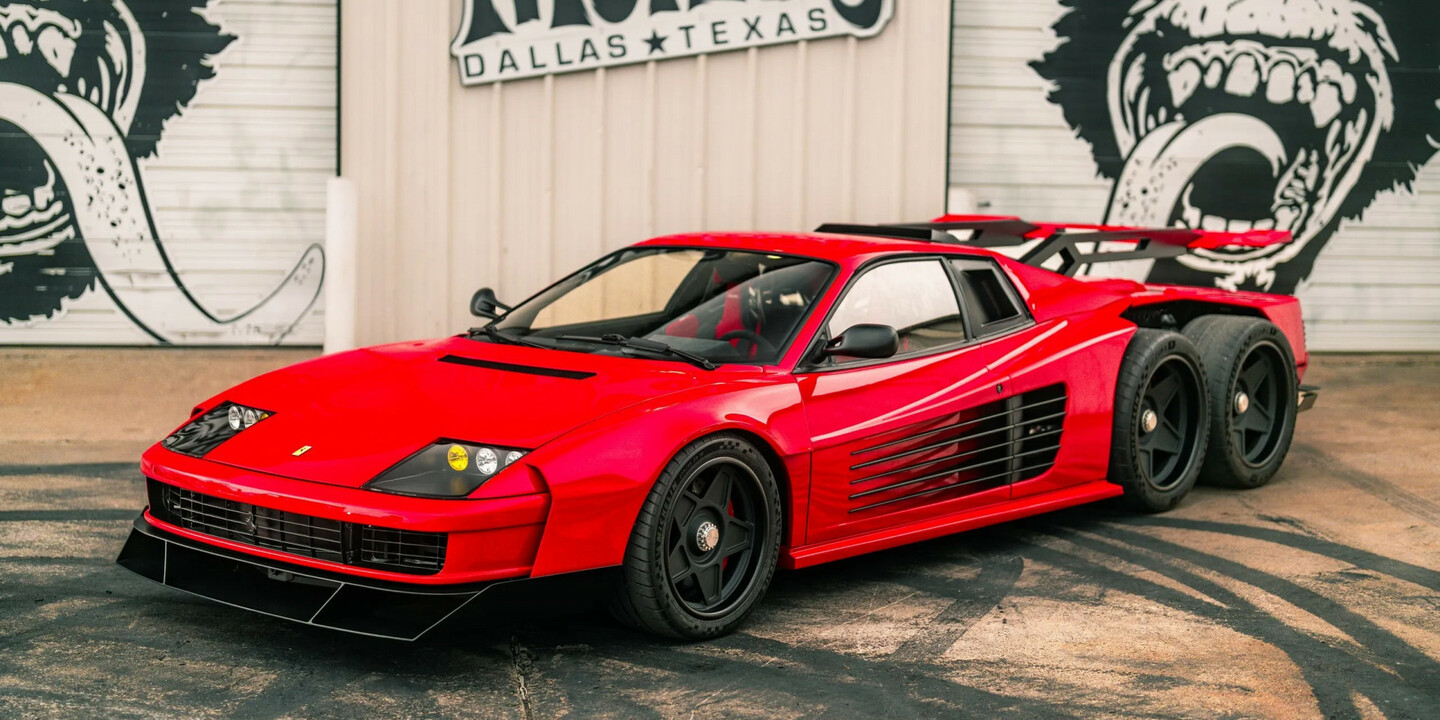 Foto's Officieel: Ferrari F6 (Gas Monkey Garage) - Testarossa met