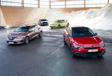 Citroën C4 versus Ford Focus, Renault Mégane en VW Golf