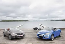 Volkswagen EOS, Peugeot 308 CC en Renault Mégane Coupé-Cabriolet : Sterren onder de zon