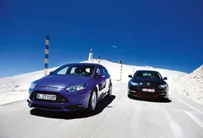 Ford Focus ST vs Renault Mégane RS : Hoogspringen