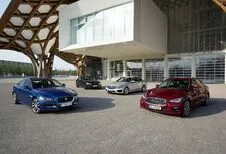 BMW 320d, Infiniti Q50 2.2d, Jaguar XE 2.0D 180 en Mercedes C220 BlueTec