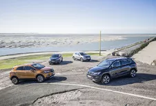 Seat Ateca tegen 3 concurrenten