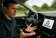 storing van het autoscherm