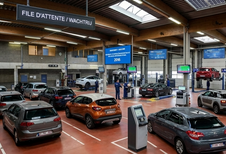 Autokeuring center in Belgïe