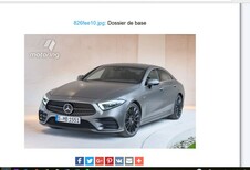 Mercedes CLS : image en fuite