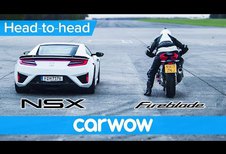 Honda NSX vs Honda CBR1000RR Fireblade
