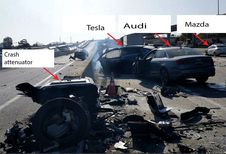 Ongeval Tesla Model X: bestuurder had stuur niet vast